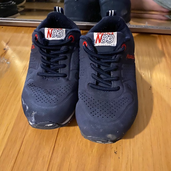 Blue nautica tiny shoes - Picture 2 of 3